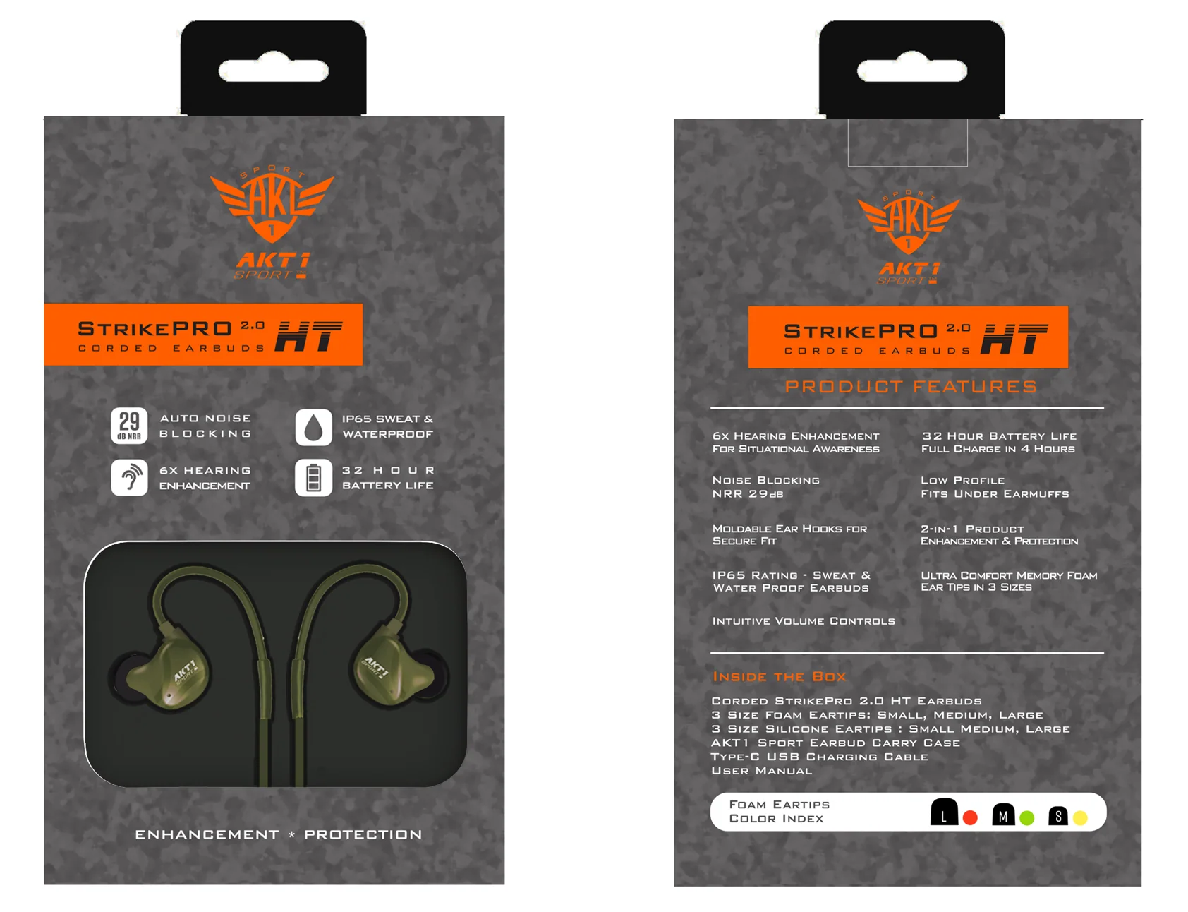 StrikePro HT 2.0 Corded Hearing Enhancement Earbuds - Image 3